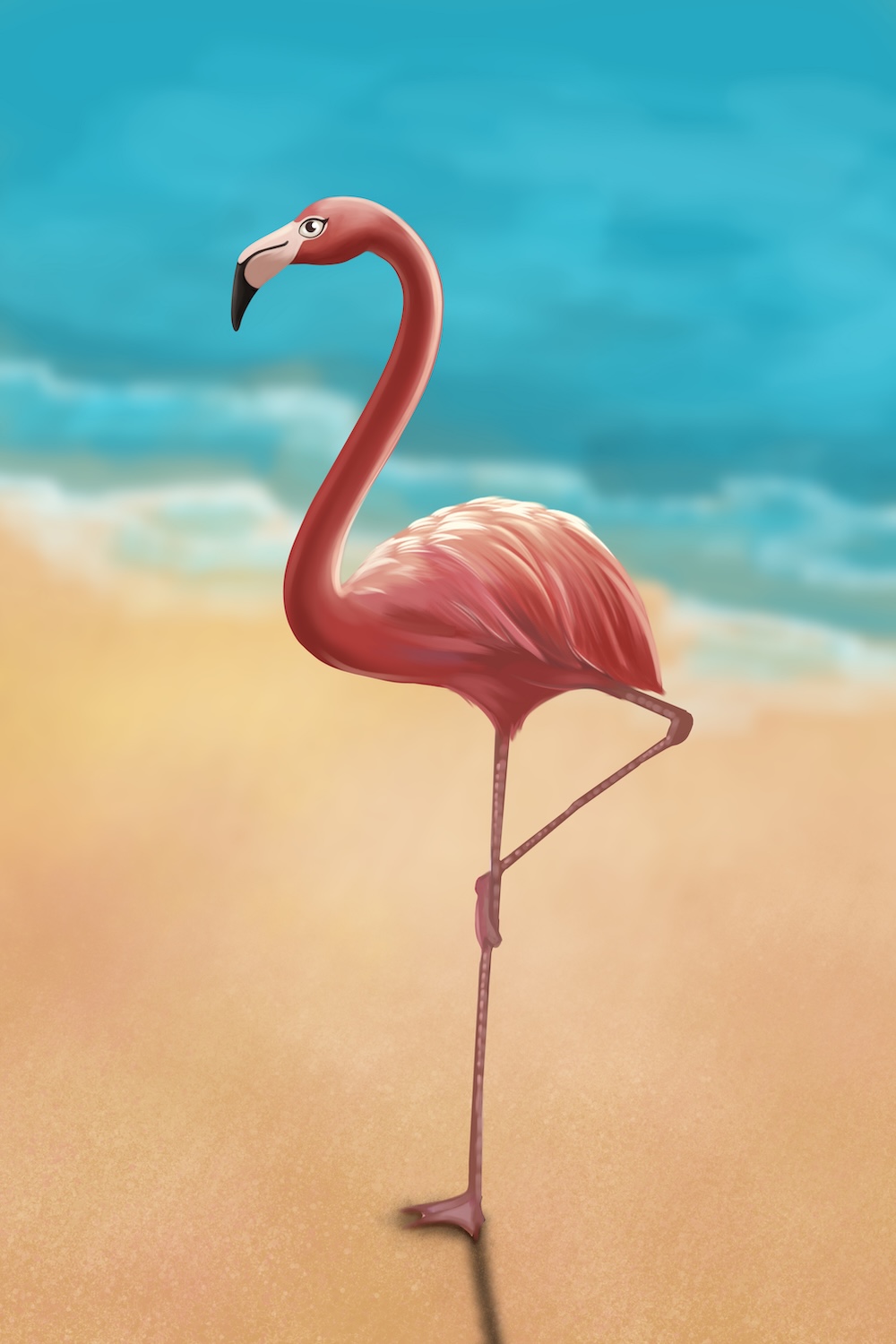 Flamingo looks like 2
